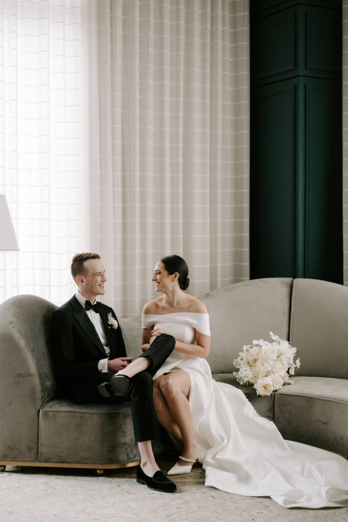 A Black and White Affair - Wedding look at the Perry Lane | The Hulls
