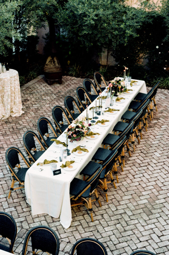 lush garden party wedding