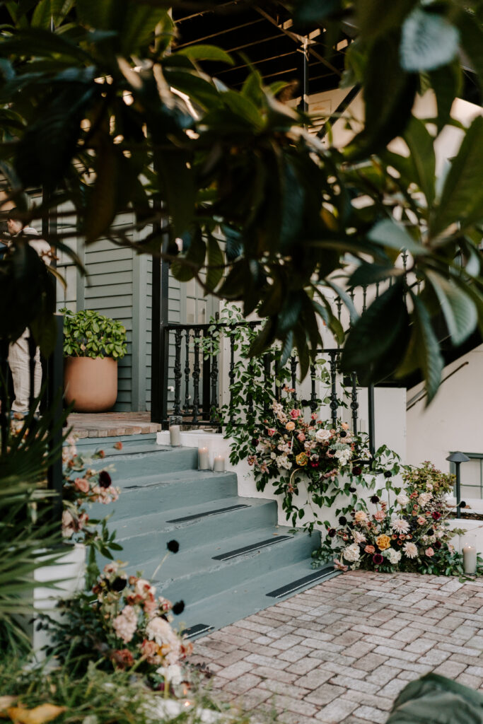 romantic outdoor florals