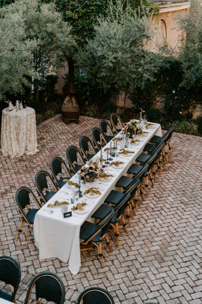Savannah wedding table decor